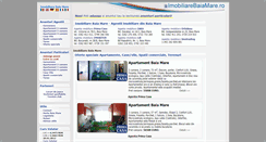 Desktop Screenshot of imobiliarebaiamare.ro