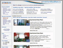 Tablet Screenshot of imobiliarebaiamare.ro